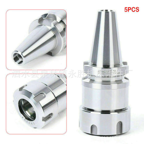 5个BT30-ER32夹头卡盘工具架2.76英寸/ 70毫米长度平衡12000RPM