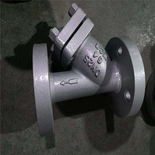 合肥市疏水阀Y型过滤器16C WB  DN40铸钢Y型法兰过滤器