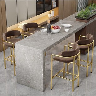 吧台椅轻奢现代高脚凳家用吧台凳子时尚创意酒吧椅网红奶茶店椅子