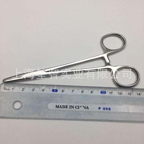 不锈钢持针钳 持针器12.5CM14CM细针缝合持针器现货