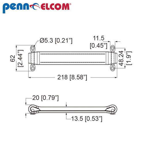 Penn Elcom 番尔康 H1008 金属拉手 手提五金拉手五金把手 箱包