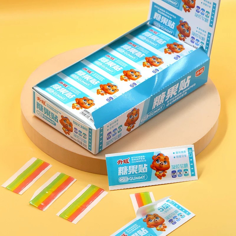 糖可贴果味混合糖果创意独立包装整蛊零食网红休闲软糖酸甜可口