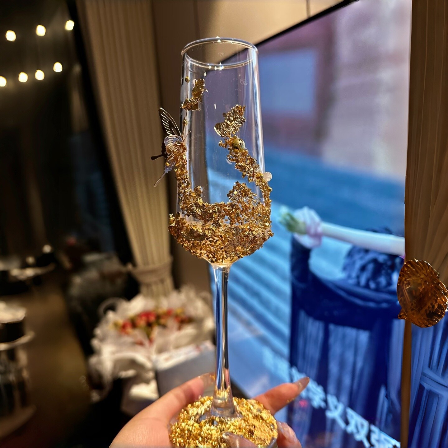 敬酒杯diy一对婚礼礼盒结婚材料包高级感香槟杯新娘婚庆订婚礼物图片