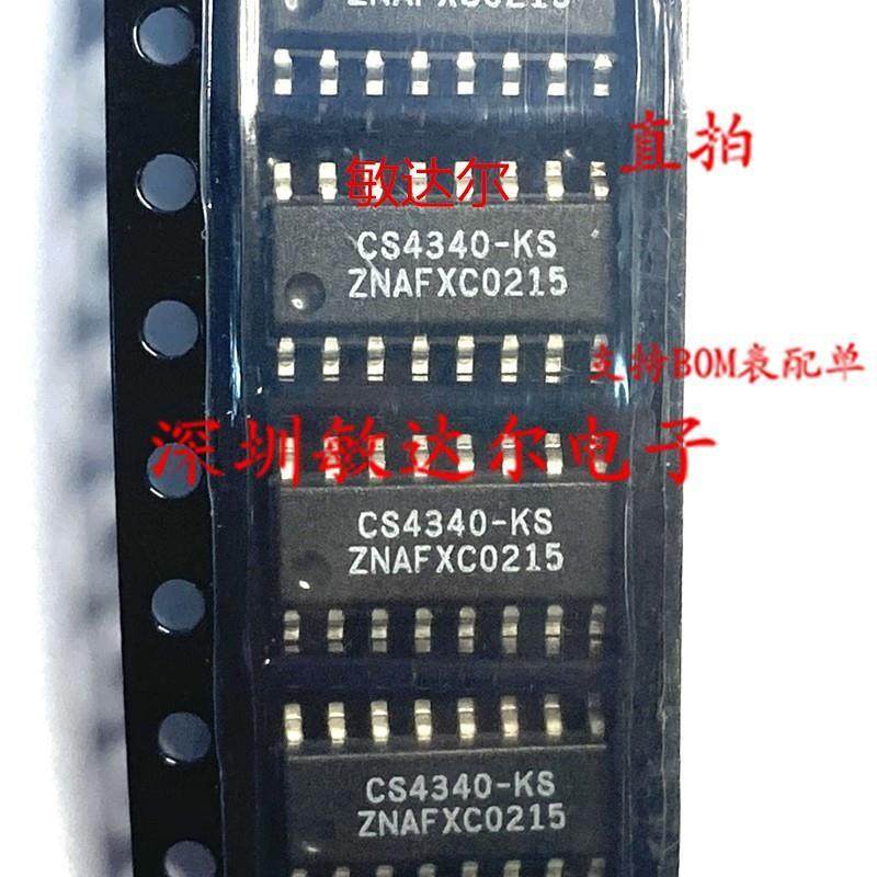 CS4340-KS全新原装CS4340-KSZ SOP-16 24位数模转换器CS4340-KSR