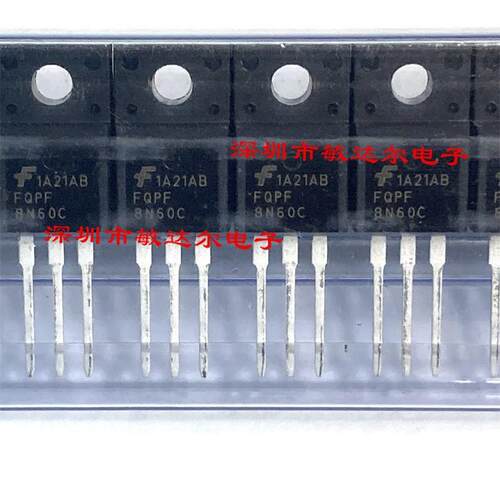 全新原装 8N60 10N60 12N60 MOS管FQPF8N60C TO-220F 塑封