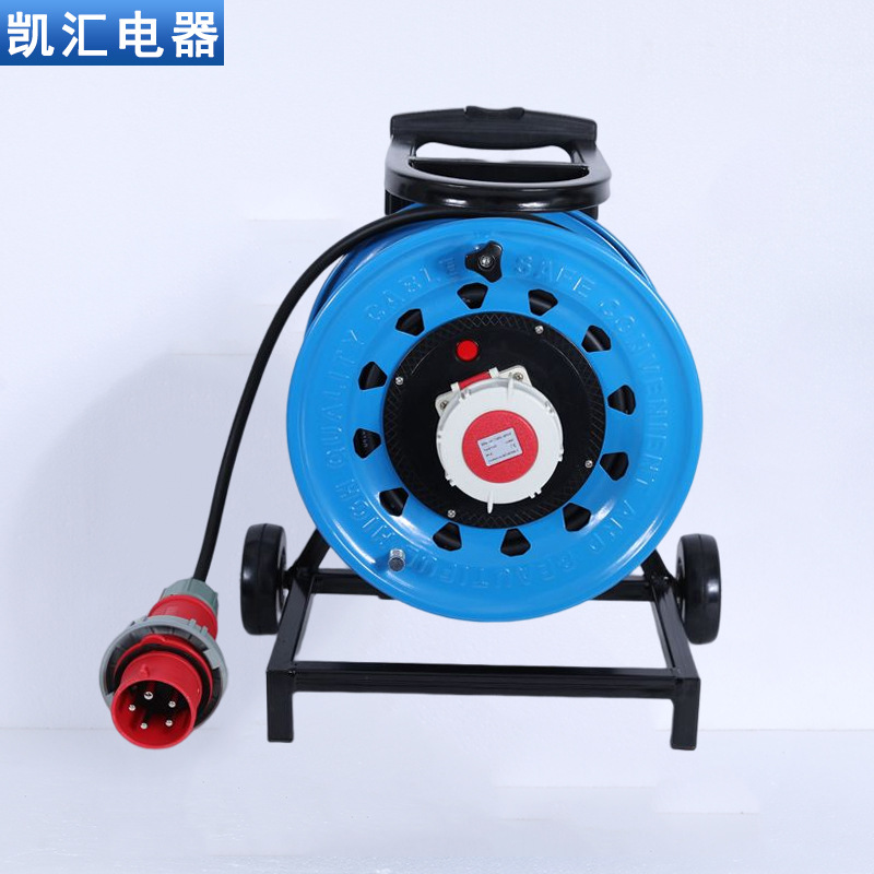 凯汇电器轮车320电缆盘防护工业插座IP67级32A4芯（W-W32AZ4）