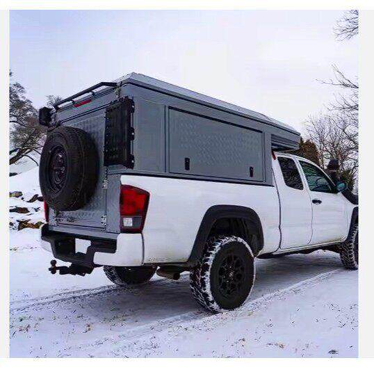 便捷实用硬顶顶篷4x4滑动顶部露营车皮卡车盖钢卡车