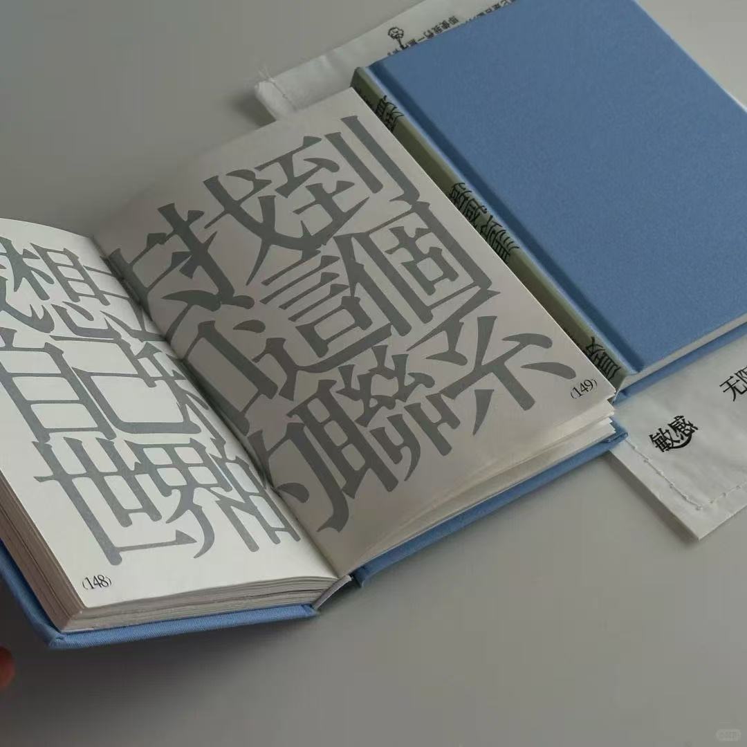 小红书同款蓝色敏感无限手账本