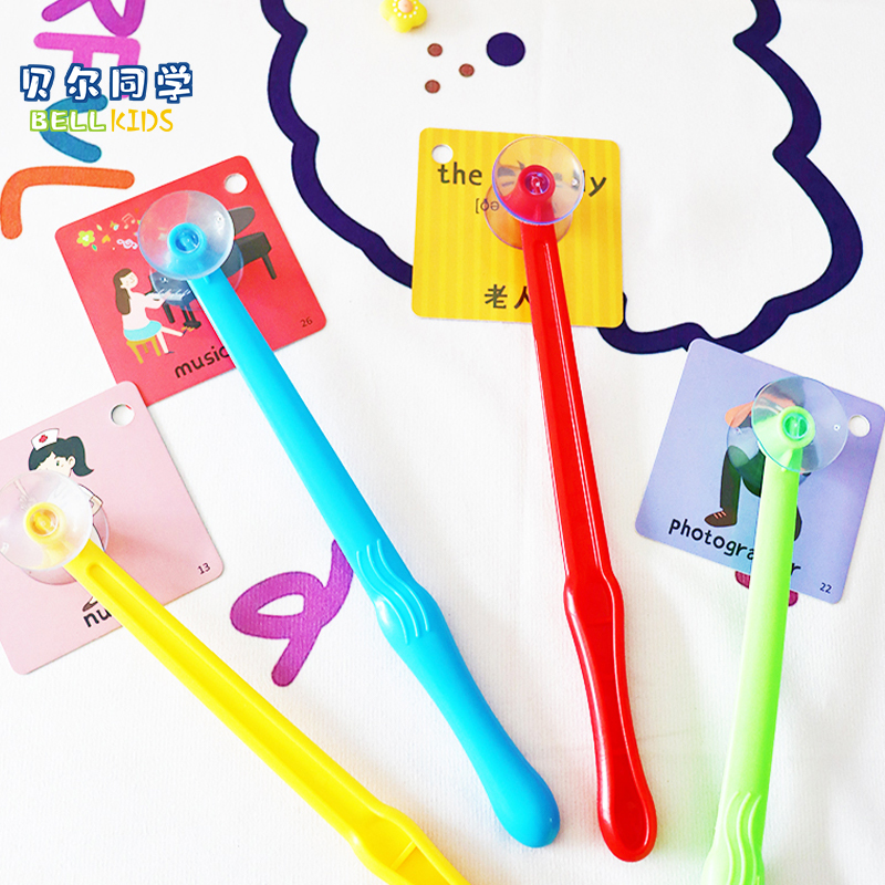 识字吸盘锤敲打锤玩具
