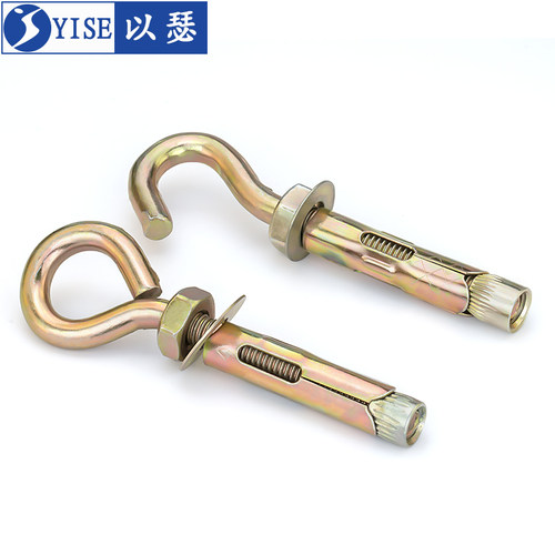 热销镀锌热水器挂钩膨胀钩螺丝吊环羊眼挂勾螺丝膨V胀螺栓秋千吊