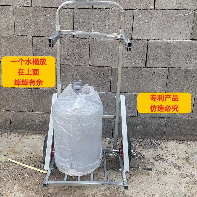 热销搬运灌装神器农用撑袋子支架轮支撑架收O粮食玉米稻灌袋器撑