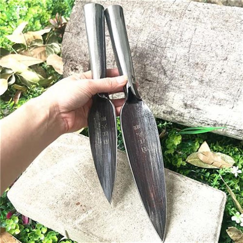 热销弹簧钢挖土铁锹老式锻打铁y铲园艺工具松土挖沟打洞挖竹笋凹