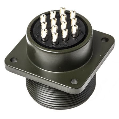 MS3102A-20-27S  Amphenol 14路 盒式安装 连接器 螺纹 插座