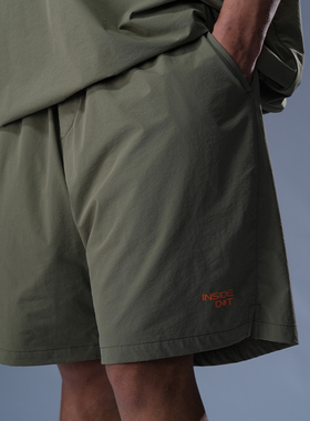 INSIDEDOT 2025春夏新款经典LOGO轻薄速干短裤男潮牌基础休闲裤