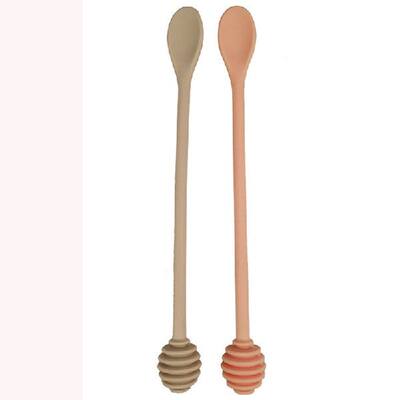 网红1Pc Honey Spoon Honey Dipper Stick Syrup Dispenser Spoon