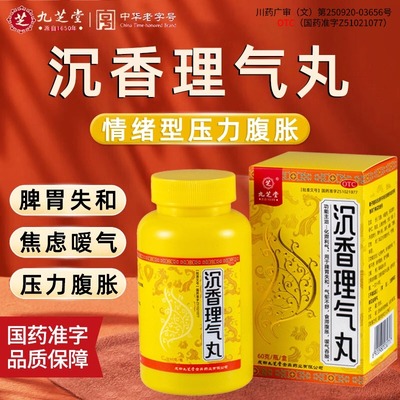 九芝堂沉香理气丸化滞丸60g/盒利气脾胃饮食腹胀积食消化不良化气
