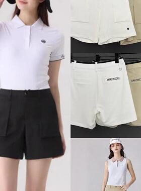 25新款高尔夫服装女士短裤运动速干冷感透气百搭修身显瘦舒适