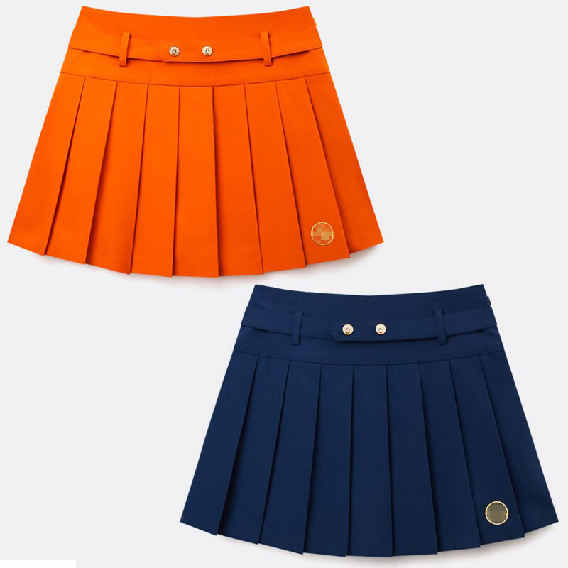 夏季女士高尔夫球服百褶裙子