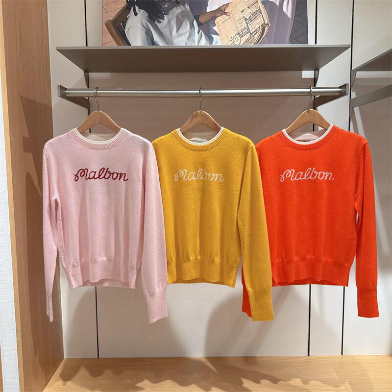 高尔夫女秋款保暖针织长袖球服