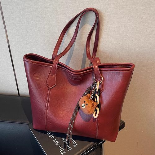 复古百搭大容量新款托特包