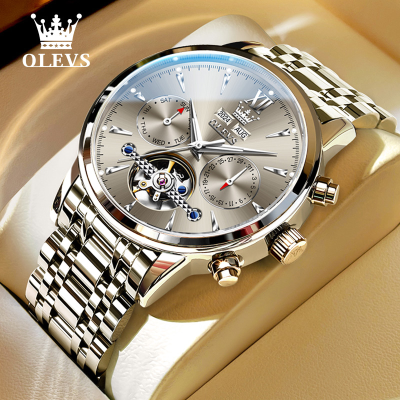 【送礼精选】瑞士认证多功能男表