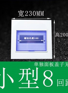 PZ30配电箱面板盖子白色暗明装铁盖板10 12 15 18 20 24 30回路