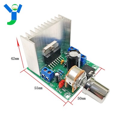 (B板)TDA7297数字功放板2.0双声道15W*2无噪音车载功放板DC12V