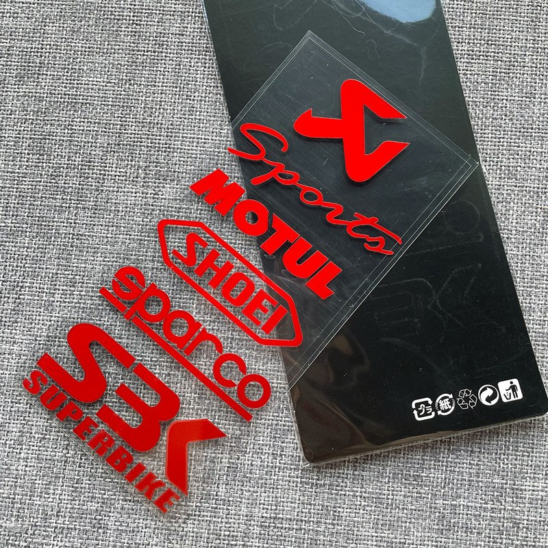摩托车赞助商天蝎SHOEI装饰贴纸小牛侧边条防水划痕遮挡反光贴花