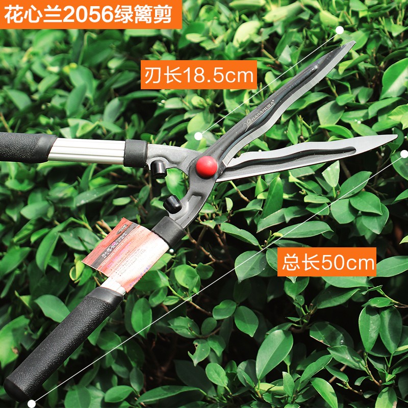 花剪园艺伸缩剪绿化剪刀花园剪草坪花G剪修枝剪园林大剪刀绿篱剪