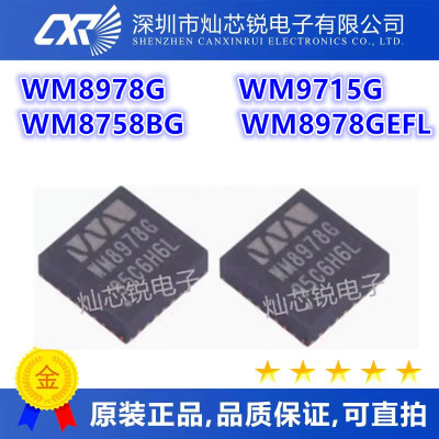WM8978GEFL WM8978G WM8758BG WM9715G WM8904CGEFL/RV WM8904G