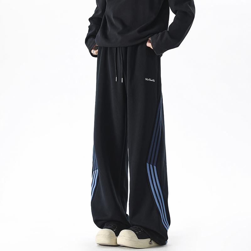 2024新款加绒垂感直筒卫裤