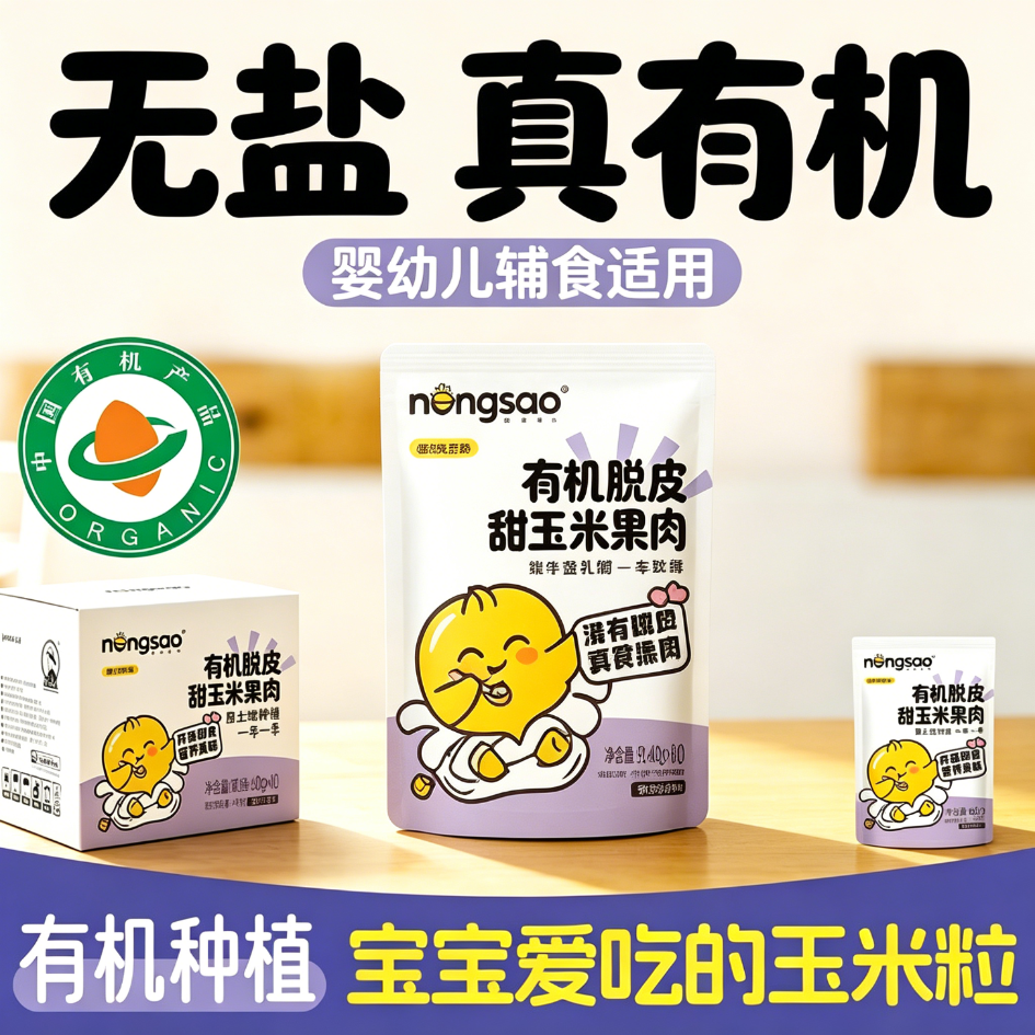 减肥主食粗粮有机脱皮甜玉米无盐代餐健身膳食纤维减脂期解馋小零食饱腹儿童营养宝宝低热量轻食冲泡即食甜糯低脂低负担低卡早餐