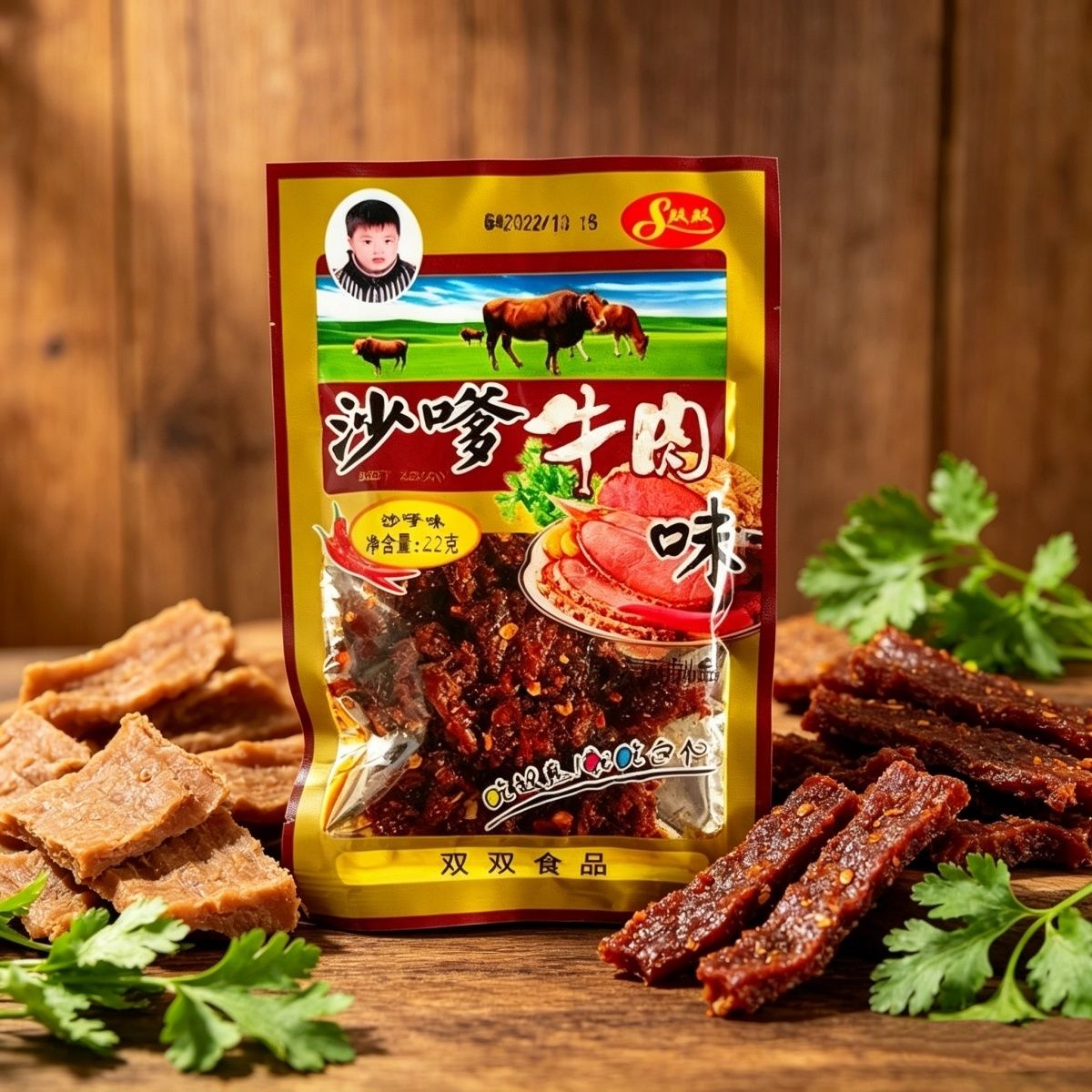 老牌子双双沙爹牛肉味零食8090儿时辣条童年怀旧食品麻辣休闲小吃