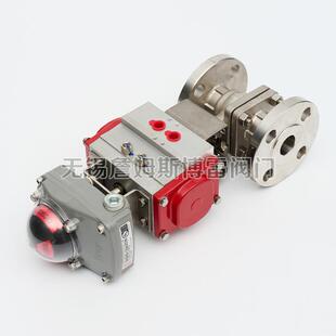 Bray气动球阀不锈钢双向气动法兰软密封球阀常温常压双作用