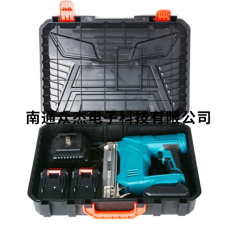 精品锂电两用直钉枪/码钉枪木工装修工方便多功能带防护开关功能图片
