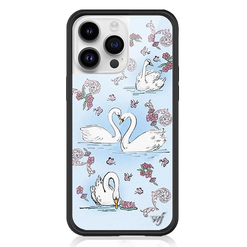 Wildf联名天鹅湖Swan Lake苹果15Pro适用iPhone14/13/12ProMax手机壳梦幻天鹅Sweet Swan明星同款防摔保护套