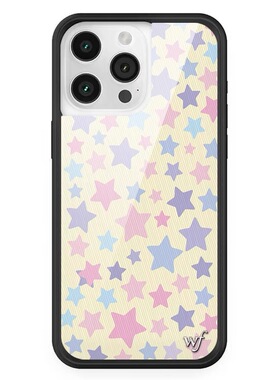 WFWE联名彩色星星手机壳适用苹果iPhone16/15/14/Pro/Max/Plus春日田园欧美时尚wf个性童话世界防摔保护套