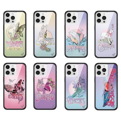 WF十二星座星盘合集WildF适用苹果17promax手机壳iphone16pm个性15plus防摔抗震14/13/12欧美明星同款手机壳