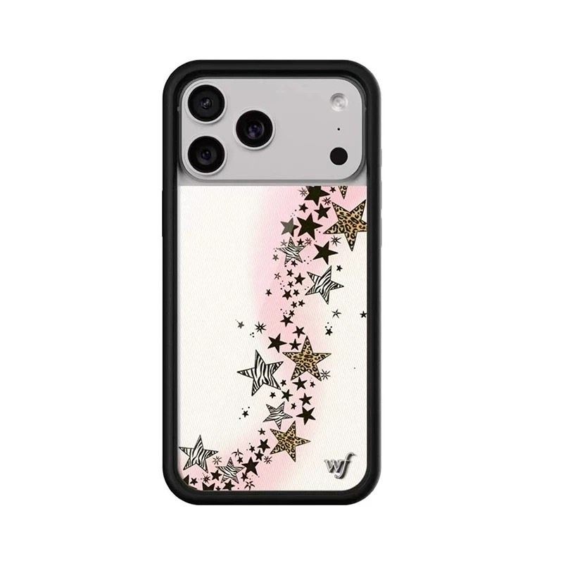 wildfl联名豹纹五角星WF手机壳17promax适用苹果17Pro手机壳iPhone16/15/14/13ProMax/Plus欧美12防摔保护