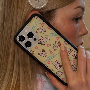 WFWE新款萝卜兔子Sandy Liang潮壳樱桃小鹿适用苹果17Pro手机壳iphone16/15/14/13/12/Pro/Max防摔保护套