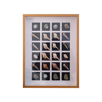 立体相框摆台diy贝壳中空框