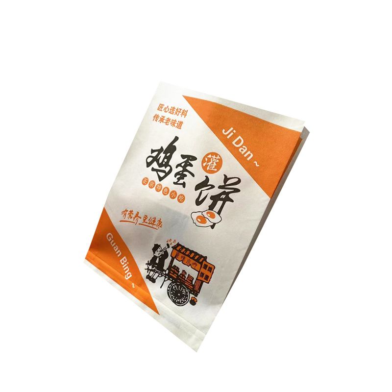 烤炉鸡蛋灌饼包装袋鸡蛋灌饼防油纸袋定做鸡蛋灌饼纸袋子三角袋