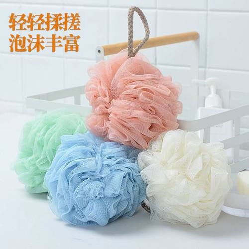 高档大号洗澡沐浴球不散浴花球可爱搓澡起泡洗浴用女沐浴花洗澡巾