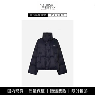 【现货】NOTHING WRITTEN秦岚同款90白鸭绒羽绒服短面包泡芙外套