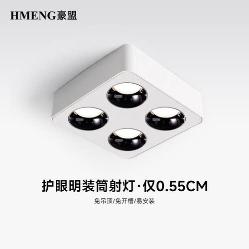 超薄全光谱护眼防眩吸顶斗胆灯