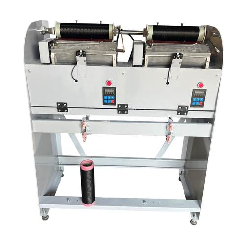 单控络丝机化纤长丝用可收边络筒机两锭可记米倒尾丝等