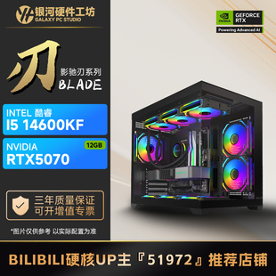 12600KF 影驰 Intel 刃 14600KF电竞游戏DIY电脑主机 RTX5070