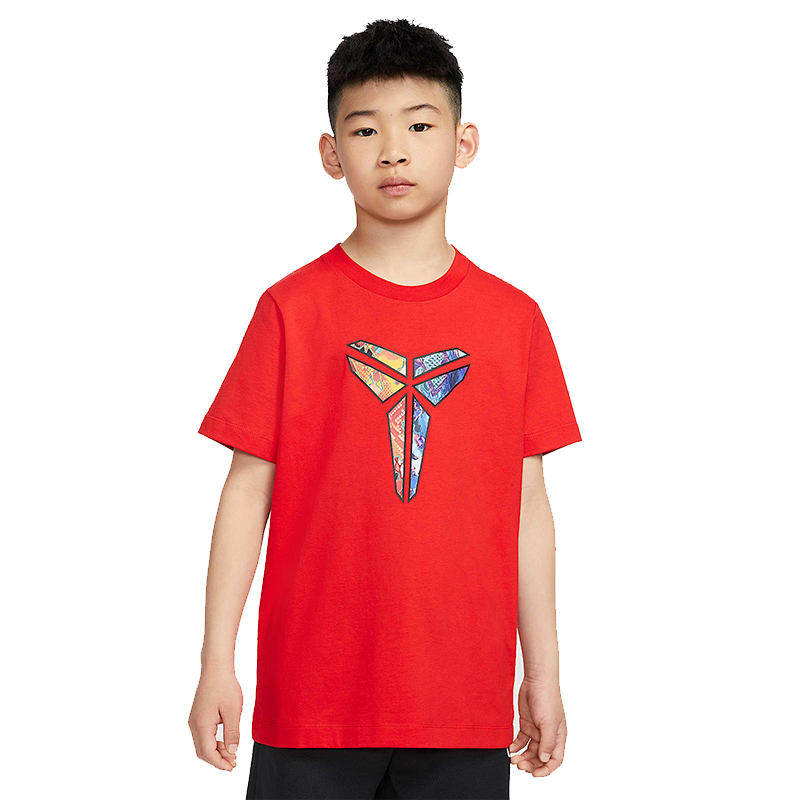 NIKE耐克男大童KB K NK TEE WT针织运动短袖T恤IH2218-600