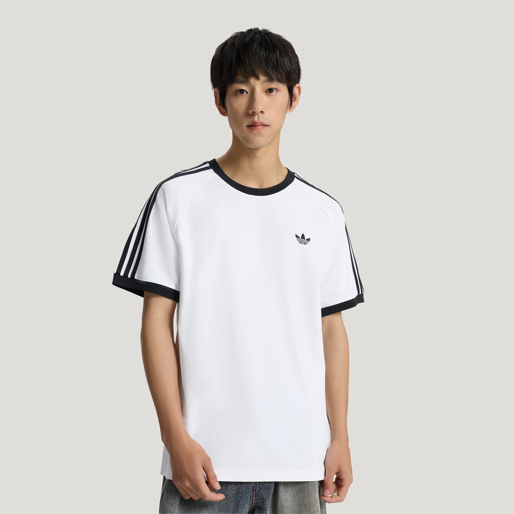 滔搏adidas阿迪达斯三叶草男子SS TEE M运动休闲短袖T恤KT7761