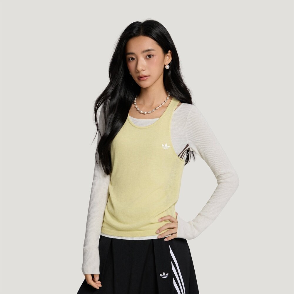 adidas阿迪达斯三叶草女子3S DELUXE W TEE运动针织套头衫LE9667